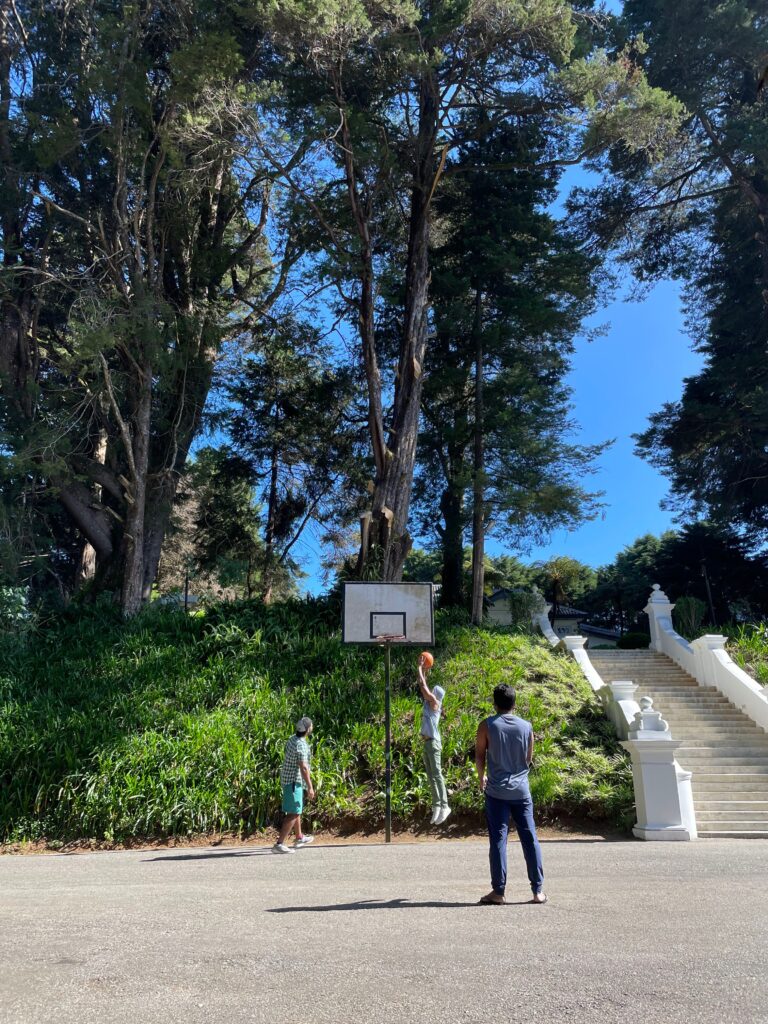 Playing Basketball at Mirage Kings Cottage